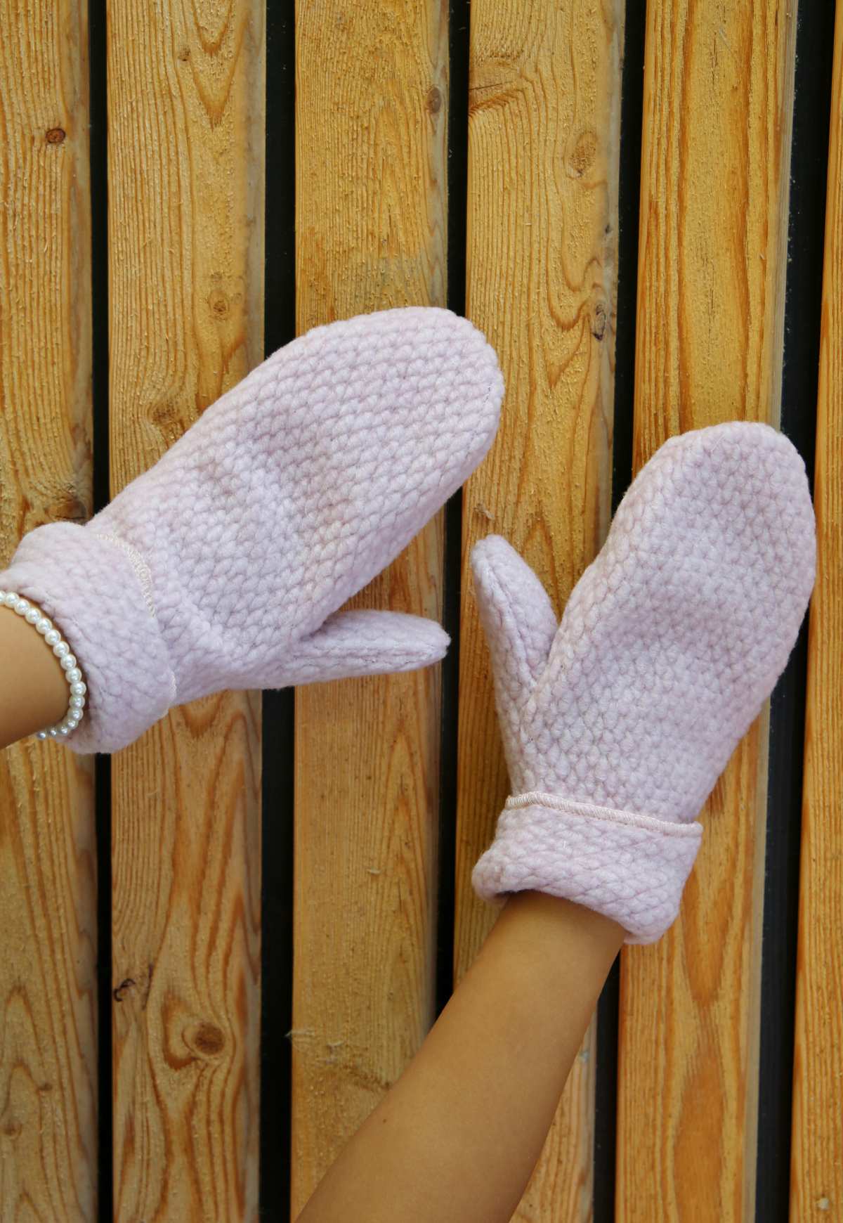 Rękawiczki z wełny merynosów Laura